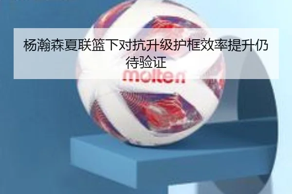 杨瀚森夏联篮下对抗升级护框效率提升仍待验证 - Kaiyun